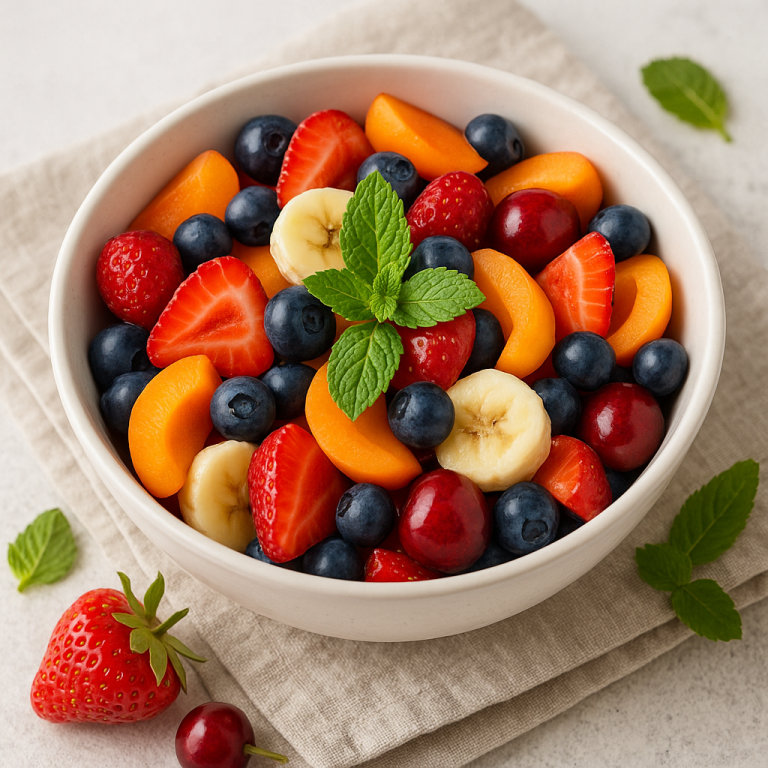 Letnja Magija u Činiji: Voćna Salata od Junske Slatkoće