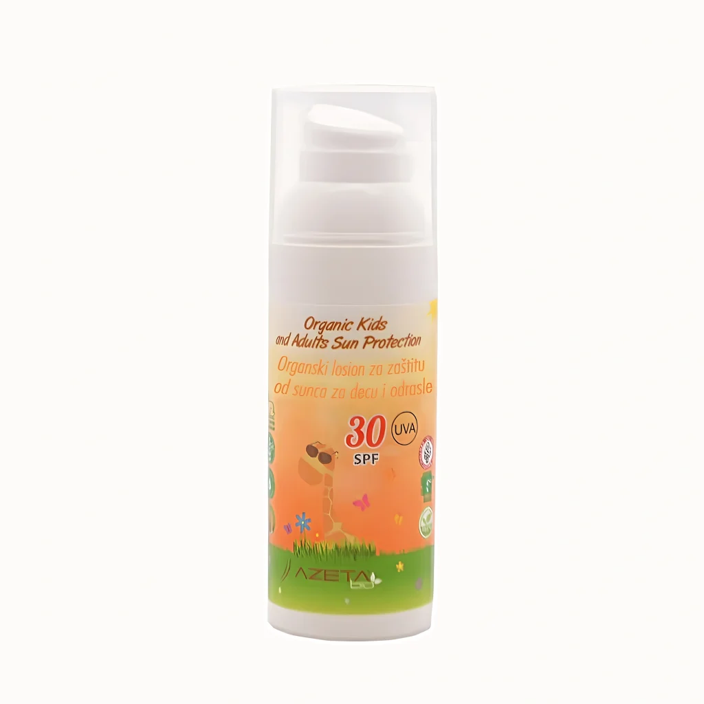 Prirodna Zaštita Kože na Suncu: Azeta Bio Losion SPF 30 za Decu i Odrasle