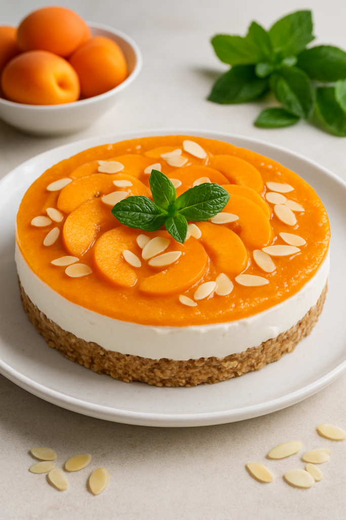 Ledena Pita sa Kajsijama i Jogurtom — Zdrava Letnja Rapsodija