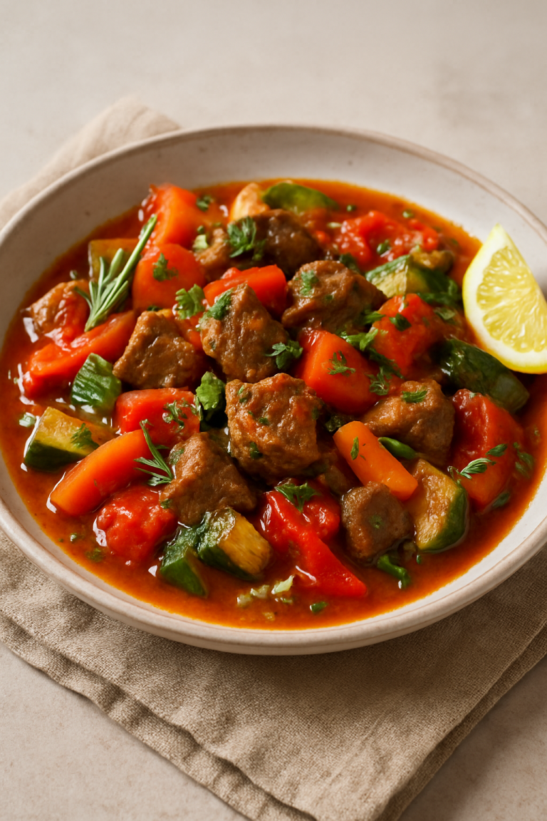 Mediteranska Jagnjetina sa Povrćem i Začinima – Zalogaj Zdravlja i Užitka