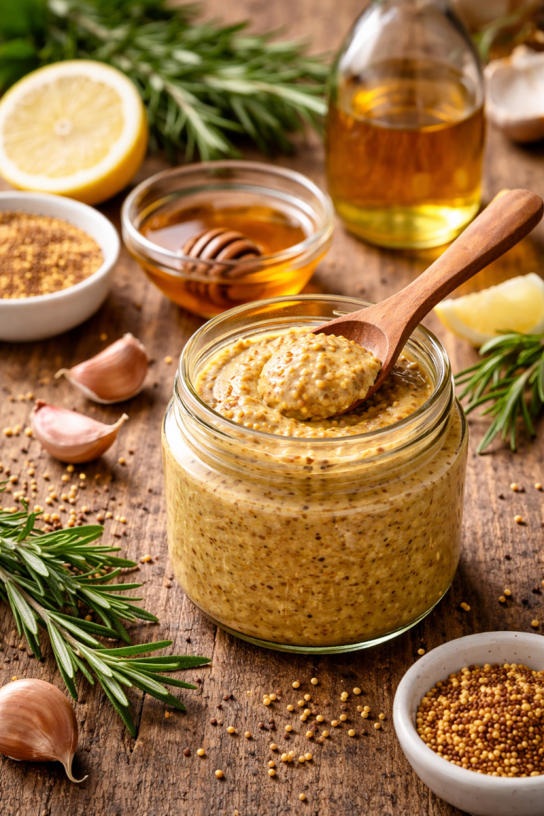 Domaći Senf od Prirodnih Sastojaka – Zdrav, Aromatičan i Neuporedivo Bolji od Kupovnog